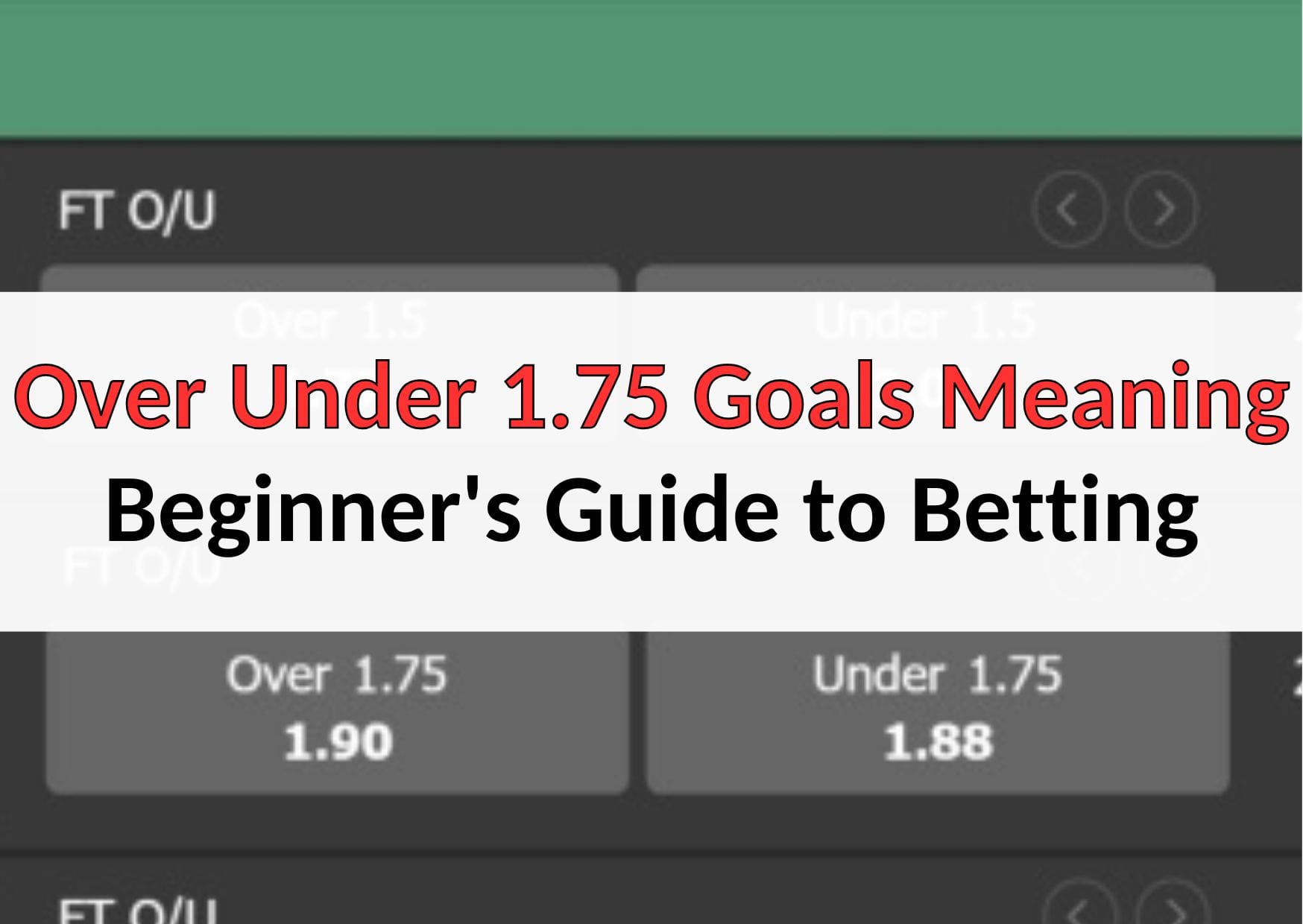 มากกว่า under หา 0  เป้า หมาย หมาย